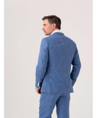Men's Linen/Wool/Silk Blend Tailored Blazer