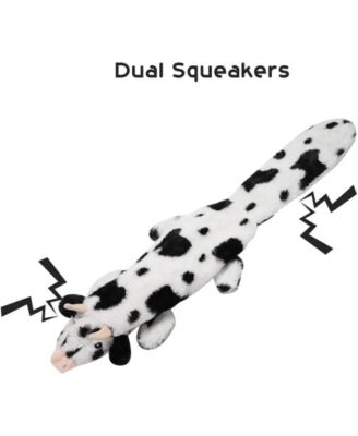 5 PCS Jungle Series Crinkle Dog Toys, No Stuffing Squeaky Dog Toys with Double Layer Reinforced Fabric,Christmas gift