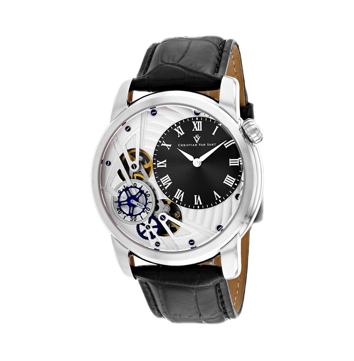 Men's Sprocket Auto-Quartz Black Dial Watch - CV1541 - Black