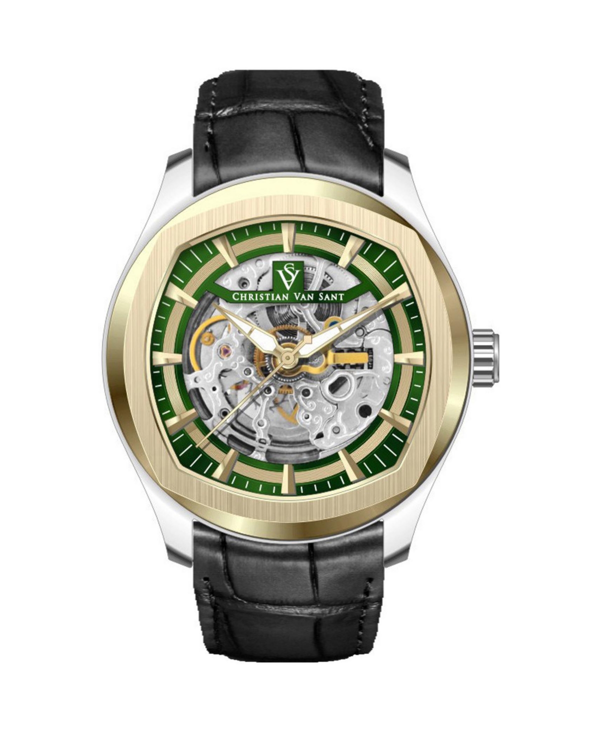 Men's Romeo Green Dial Watch - CV9503 - Green