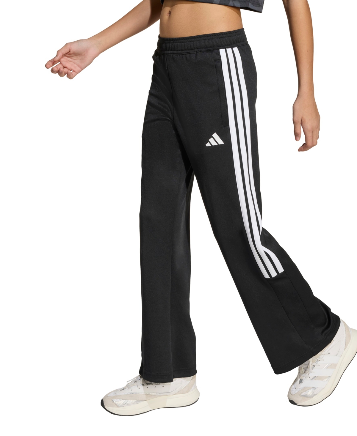 adidas Big Girls House of Tiro Colors of Football High Waisted Pants - Black, White