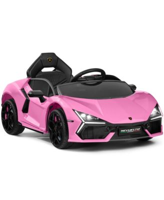 Kids 12V Ride-On Car Officially Licensed Lamborghini Revuelto w/ Remote, LED Lights