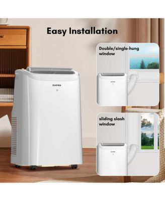  8,000 BTU Portable AC with Fan, Dehumidifier, App & Remote Control, 24H Timer, LED Display – Easy Room Cooling & Humidity Control