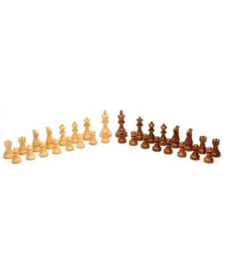 English Staunton Chess Pieces, Weighted with 4 in. King