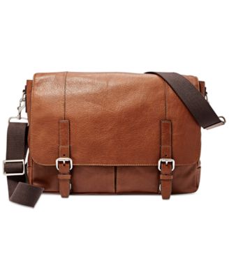 fossil leather satchel