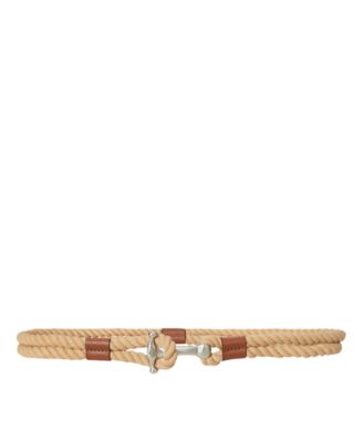 Lauren Ralph Lauren - Rope Anchor-Toggle Skinny Belt