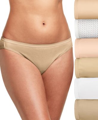 Women's 6-Pk. Ultimate Breathable Cotton Bikini Underwear 42H6CC