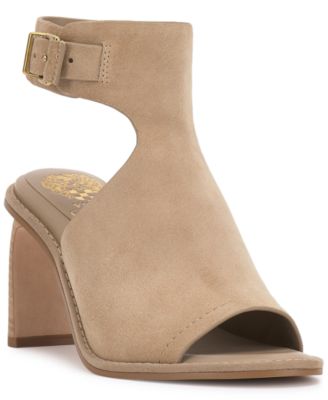 Vince Camuto - Women's Faelan Ankle Strap Peep Toe High Heels