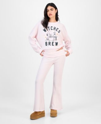 Grayson Threads, The Label - Juniors' Snoopy Fold Over Pants