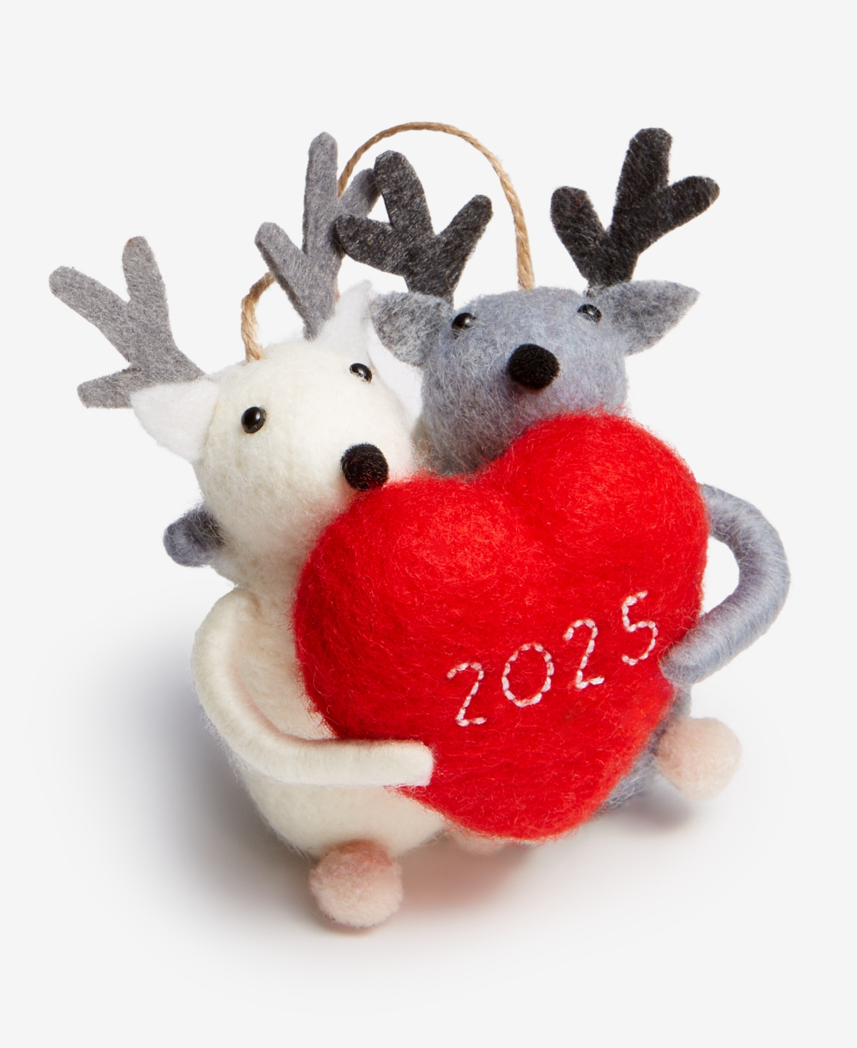 Holiday Lane Our First Christmas 2025 Deer Heart Ornament, Macy's Exclusive