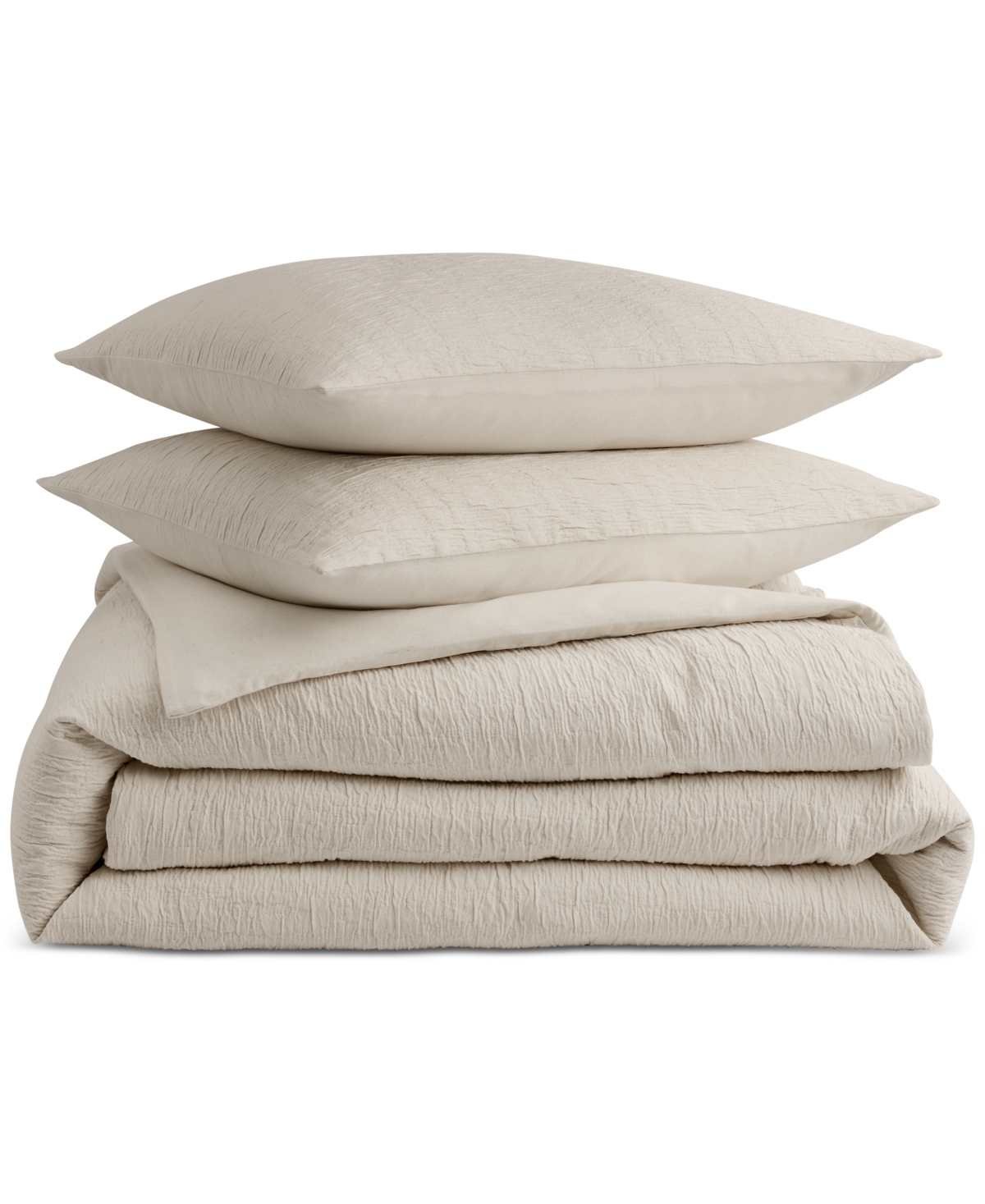 Oake Layered Horizons 3-pc. Comforter Set, Full/queen, Exclusively For Macy's In Brown