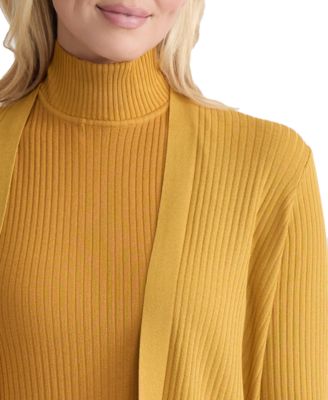 Women's Sutton Ribbed Long-Sleeve Cardigan Sweater