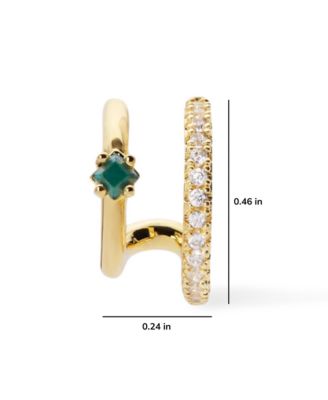 Double Hoop Earrings - Percy