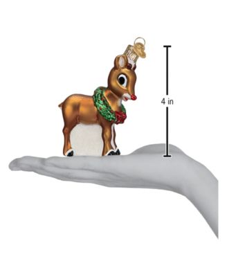 4" Rudolph the Red-Nosed Reindeer Ornament
