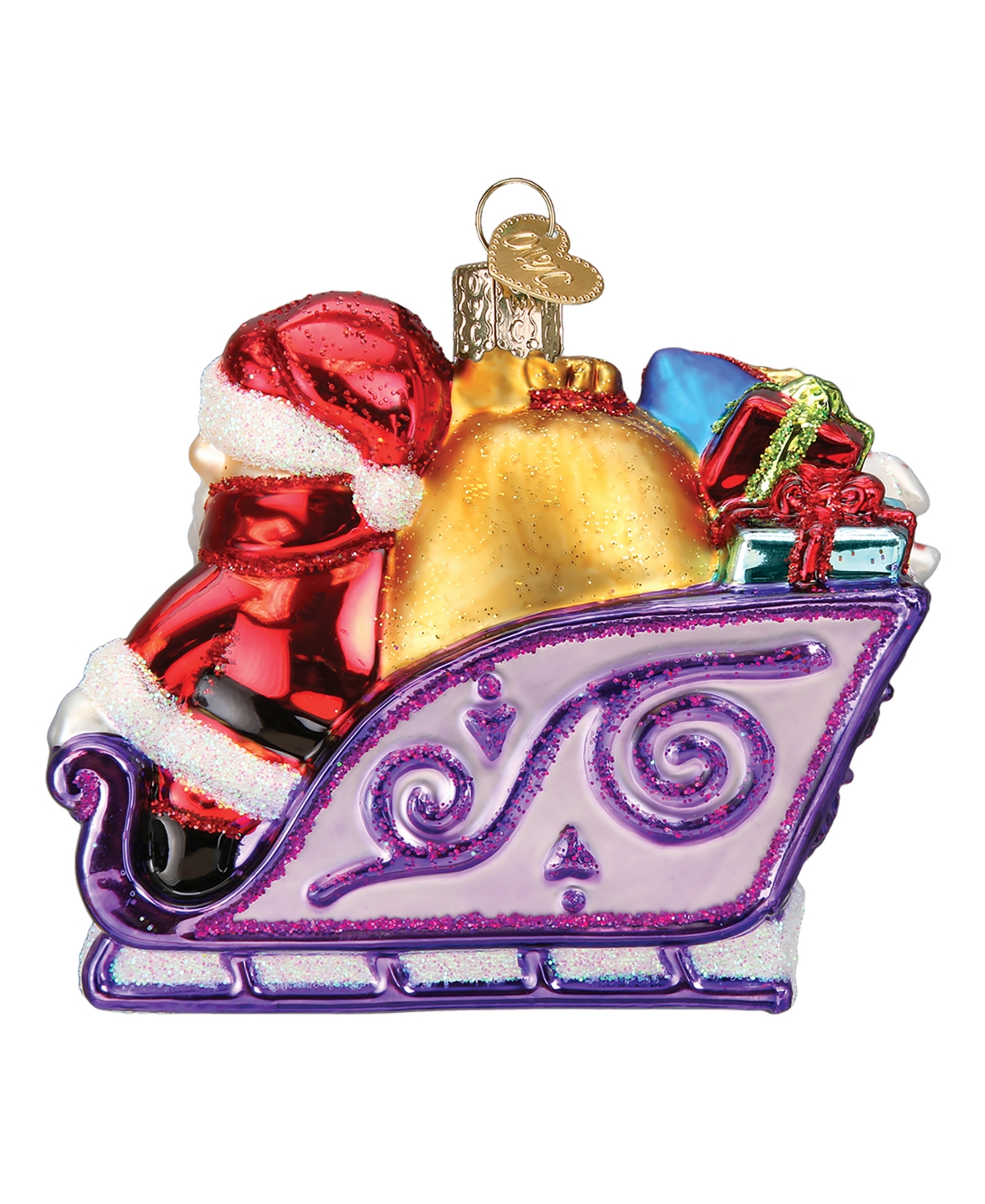 Old World Christmas 3.5" Rudolph the Red-Nosed Reindeer Santa and Friends Ornament