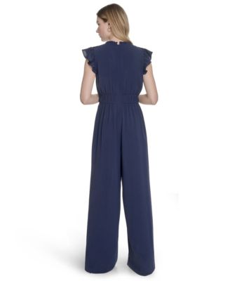 Women's Sleeveless V-Neck Jumpsuit