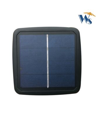 10 x 6.5t Rectangular Patio Solar LED Lighted Outdoor Umbrellas with Crank and Push Button Tilt