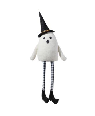 65.25" Halloween Oversized Lighted Fabric Ghost Shelf Sitter