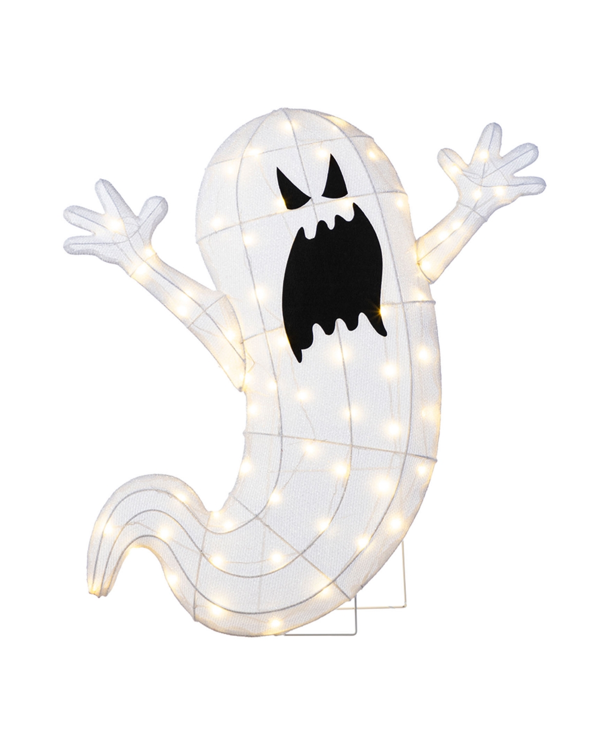35.5" Lighted Halloween Ghosts Outdoor Decor with Warm White Led Lights - Multi