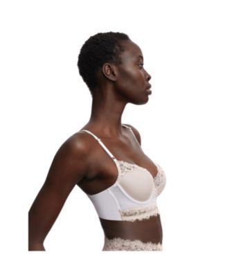 Women's Entice Longline Lightly Lined Lace Bra