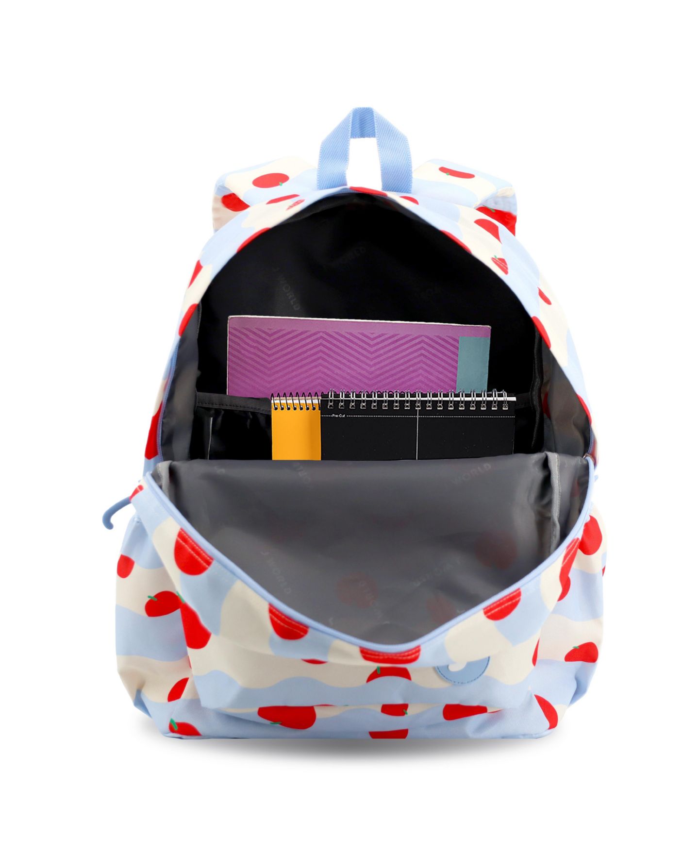 Рюкзак J World Unisex Oz 17 Inch Daily For School And Travel, цвет: Floating Apple — фото 4