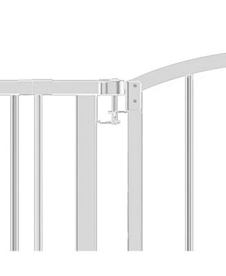 Ozzy & Kazoo 30 Inch Tall Wide Walk Through Dog Gate For Doorways and Stairways