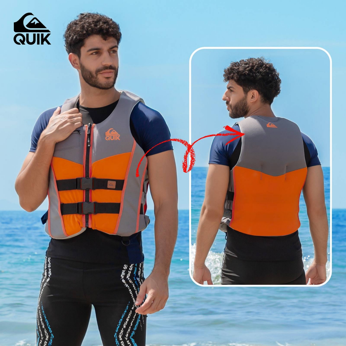 Quiksilver Men's Life Vest, Uscg Approved Life Jacket