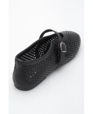 MIRELLA Braided Leather Ballet Flats (Women)