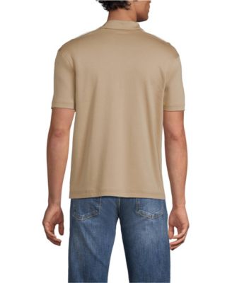 Men's Short Sleeve Supima Retro Camp Collar Button Through Shirt