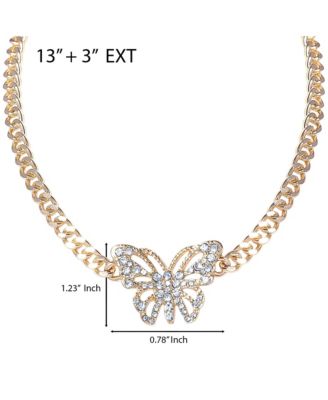 Butterfly Pendant Chain Necklace