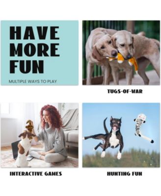 Dog Squeaky Toys, Christmas gift,Durable Dog Chew Toys for Aggressive Chewers, No Stuffing Dog Toys for Small, Medium, and Large Dogs