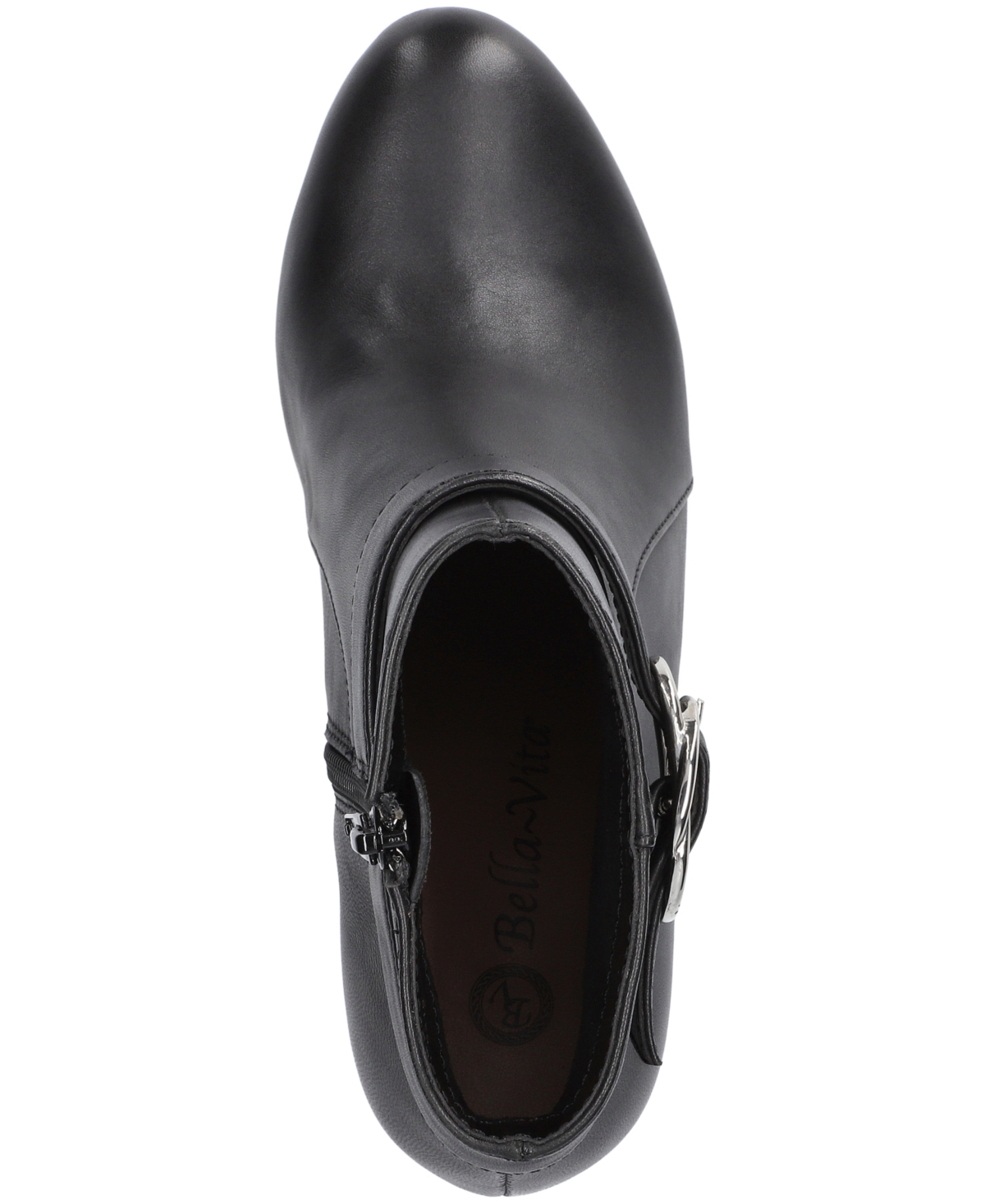 Bella Vita Women's Gamela Dress Block Heel Ankle Booties In Black