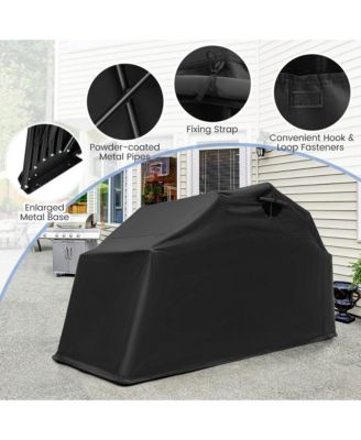 11.2' x 4.5' x 6.3' Waterproof Motorbike Storage Tent Outdoor Motorcycle Shelter