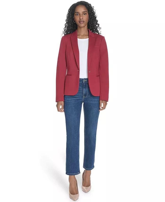 Women's One-Button Blazer - thumbnail 4