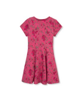 Big Girls Floral Scuba Knit Dress