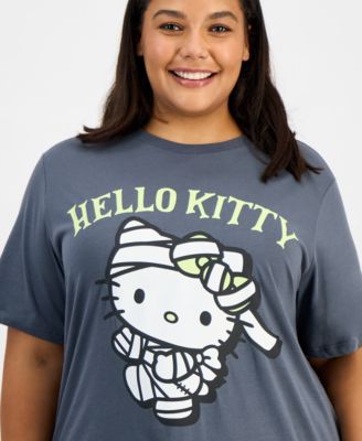 Trendy Plus Size Hello Kitty Mummy Glow in the Dark T-Shirt