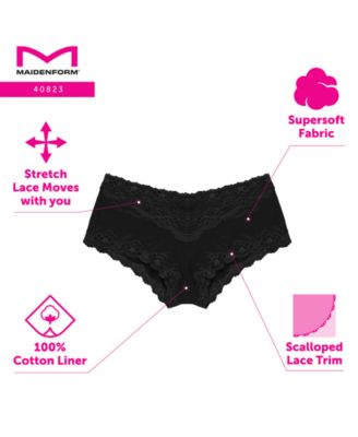 Scalloped Lace Hipster Underwear 40823
