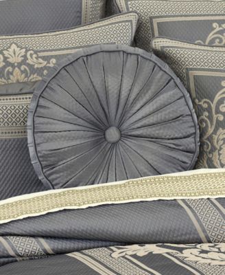 Excelsior Tufted Round Decorative Pillow, 15" Round