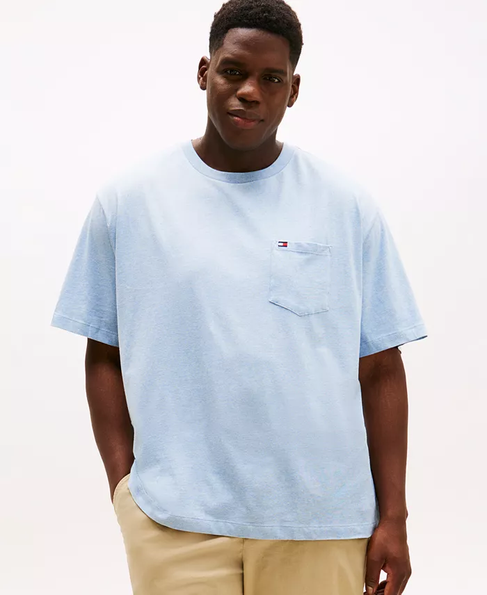Men's Big & Tall Tommy Crew Neck Pocket T-Shirt - thumbnail 9