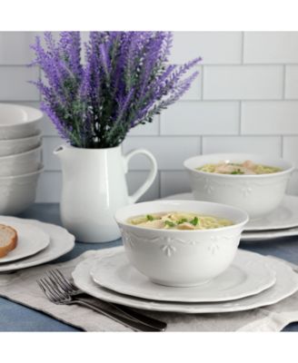 Rigel 18 Pc. Dinnerware Set, Service for 6