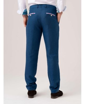 Men's Tailored Linen Blend Trousers