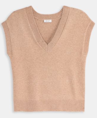 Women's V-Neck Sweater Vest, Macy's Exclusive