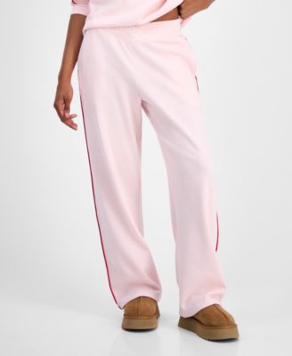 Juniors' V-Waist Piped Sweatpants