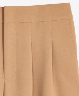 Women's High-Rise Crepette Trouser Pants