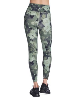 Women's GoFlex Rib In Bloom Printed Leggings