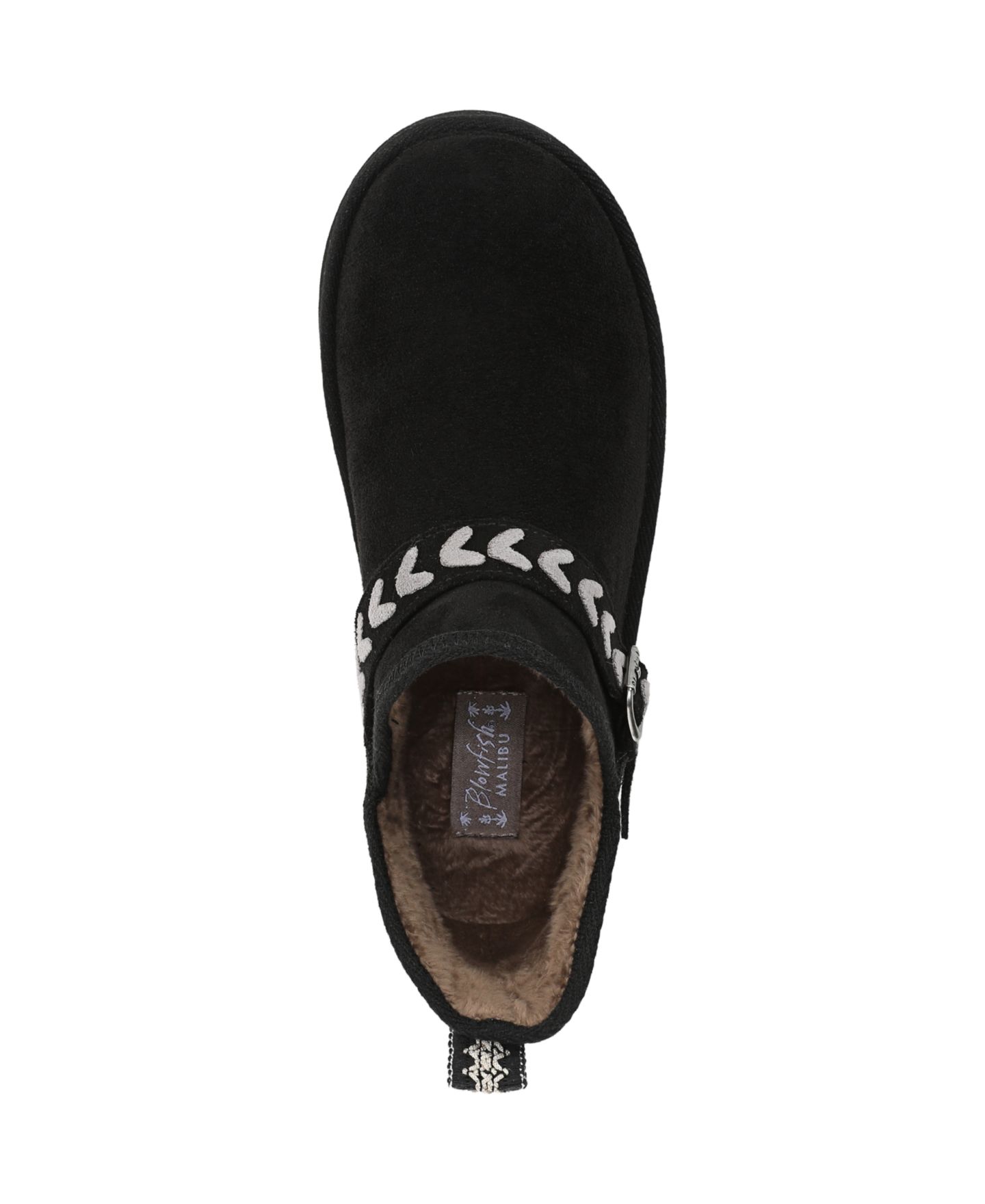 Женские ботинки Blowfish Malibu Mokolo Round Toe Pull On Platform Short, цвет: Чёрный искусственный замшевый — фото 4