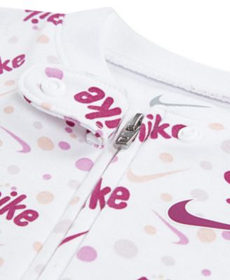 Baby Girls or Boys Printed Footed Coverall