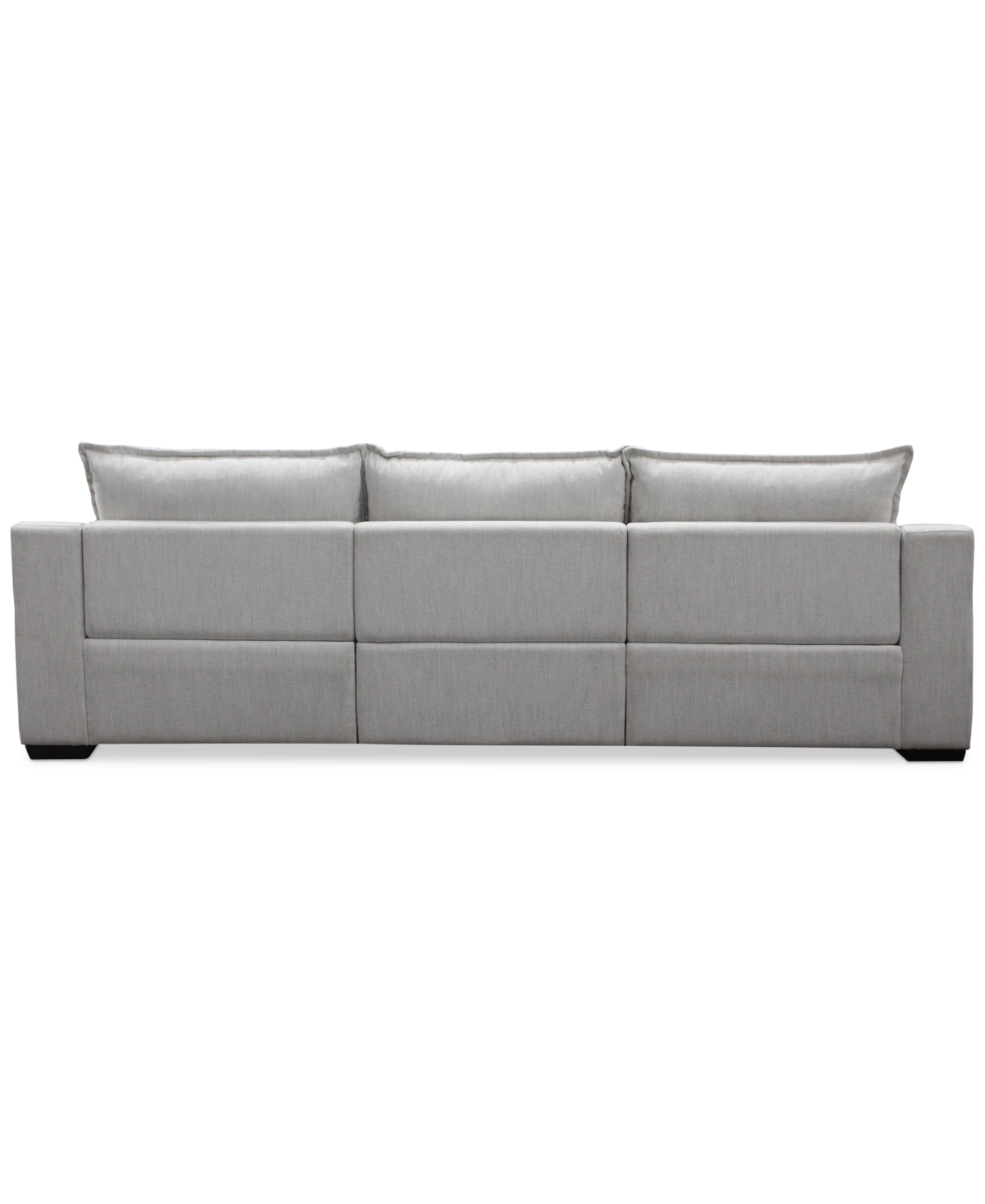 Macy's Borsi 3-pc. Sofa Sectional With 2 Power Recliners In Brown