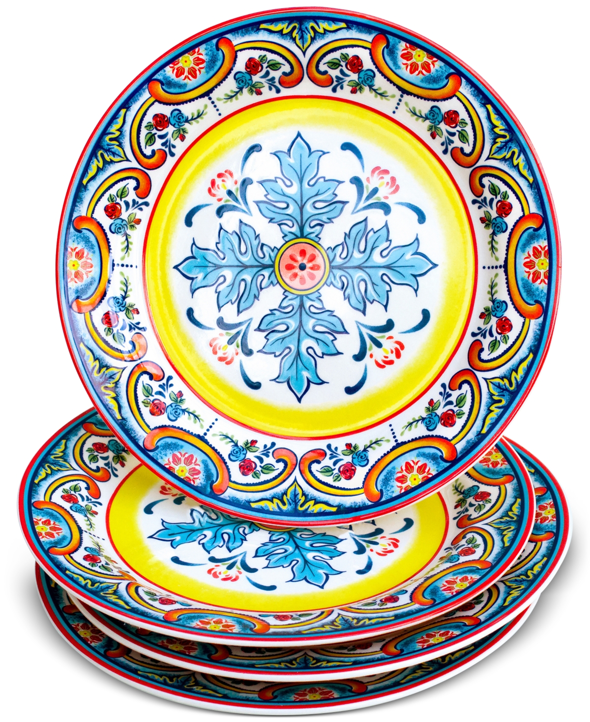 Zanzibar Salad Plates, Set of 4 - Invrej 23