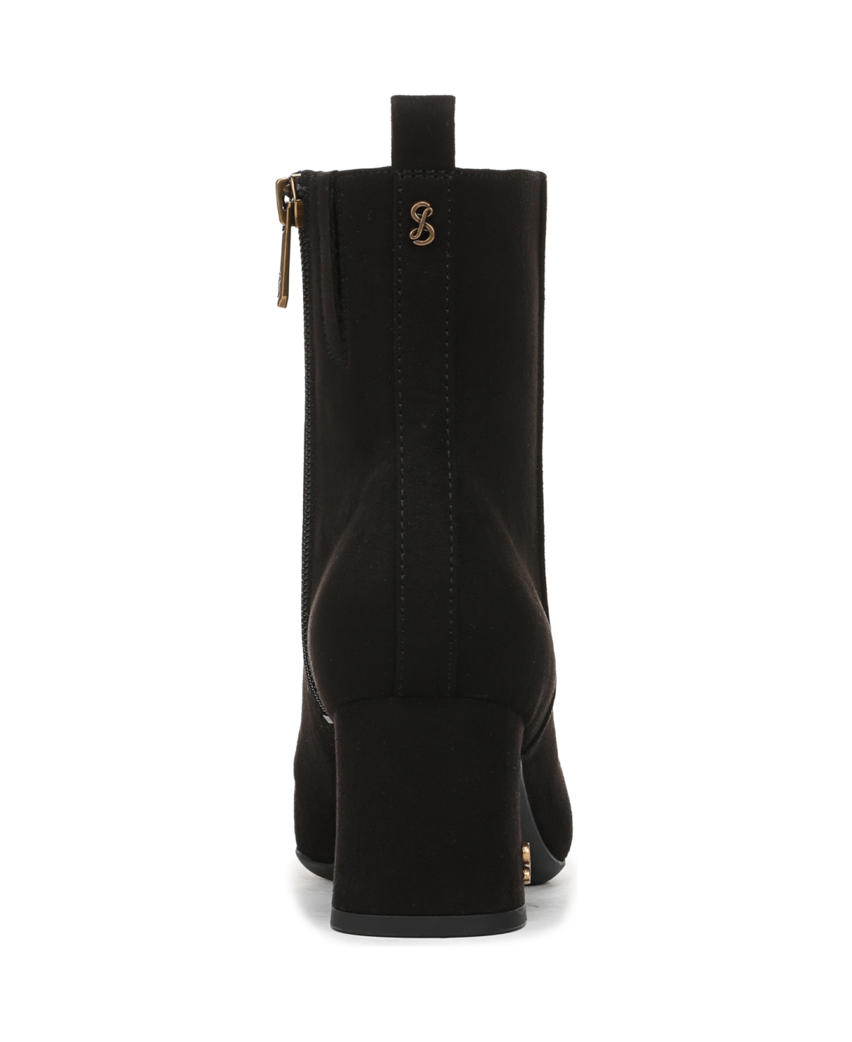 Sam & Libby Women's Yvonne Square Toe Booties In Black